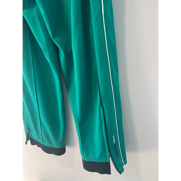 Vintage Reebok NBA Celtics Wide Leg Track Pant Green Size 3XL - Picture 6 of 7